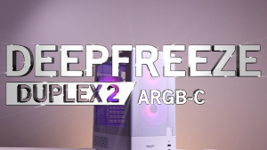 Armaggeddon Aquaron DeepFreeze Duplex 2 ARGB C MATX USB C PC Case with 3 ARGB PC Fan