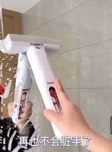 GIVA Mini Multifunctional Hands-Free Mop -Portable self-Squeeze Mini mop with Sponge Mop Heads Perfect for Home Wall Window Kitchen Bathroom Desktops Cleaning