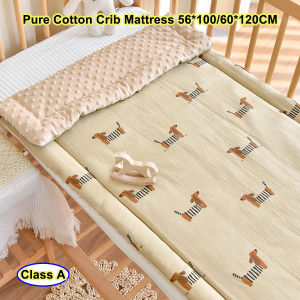 ที่นอนผ้าฝ้ายหนาพิมพ์ลายการ์ตูนนุ่มแผ่นรองนอนเบาะสำหรับเด็กแผ่นรองนอนอนุบาล