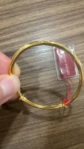 Poh Heng Jewellery 24K Gold Baby Bangle [Price By Weight]