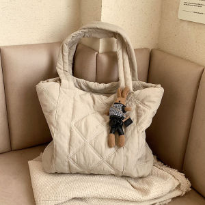 Tote Bag Shoulder Bag Casual Bag 2023 New Arrival Trendy Ins Handbag Japanese and Korean Winter Underarm Bag Bag for Teenagers