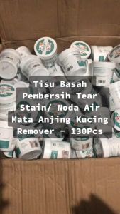 Tisu Basah Pembersih Tear Stain/Noda Air Mata Anjing Kucing ALOE VERA - READY STOCK - Original dan Berkualitas (EXPORT)