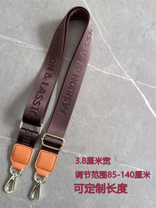 Black Bag Straps Pure Color Thickened Ribbon Shoulder Messenger Bag Strap Easiest for Match Fashion Broadband Adjustable Replacement