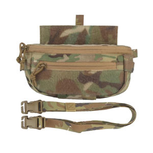 SINAIRSOFT Tactical Dual Use Multifunctional Lower Abdominal Bag Outdoor Detachable Expansion Bag Single Shoulder Waist Bag