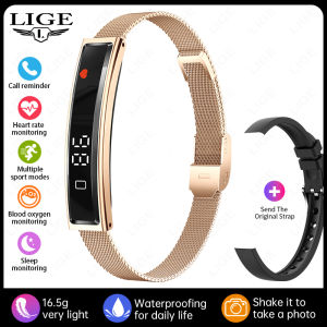 LIGE | LIGE New Sport Fitness Tracker Smart Bracelet Heart Rate Health Monitor Pedometer Call Reminder Smartwatch Band For Men Women