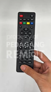 Remot Remote STB Parabola Tanaka Modi DVB T2 / Remote Set Top Box Receiver Tanaka Modi DVB T2