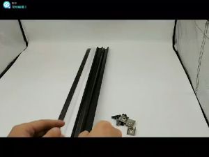 3Meter LED Black Aluminum Profile Channel Housing For LED Strip