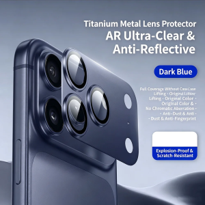 HANNUO | HANNUO Metal Rear Camera Lens Protector For iPhone 17 Pro Max 17 Lens Screen Protector Film Cover Camera Armor Lens Film Cover