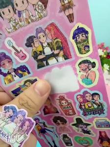 Bandai | Anime Hunters Guka Phim Hoạt Hình Capybara Nhãn Dán Cắt Laser DIY Trang Trí Cho Trẻ Em Thủ Công Scrapbooking Và Viết Nhật Ký