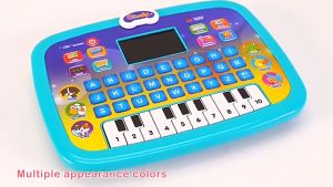 Ezylittles Kid Education Learning Laptop with LED Screen Tablet Computer Toys Alphabet Keyboard Songs Piano Toy Mainan Bayi