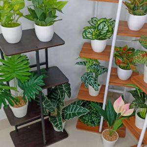 Sampai7an PBP09 / Tanaman Hias Bunga Keladi Palsu Ornamen Artifisial Dekorasi Rumah Ruangan Jenis Flower Monstera Caladium Plastik / COD