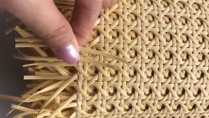 50x100cm Natural Cane Webbing Net DIY Rattan Cane Webbing Roll for Furniture Chair Table