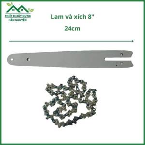 Lam máy cưa xích Dekton 8 inch và dây xích 1/4-043 8" dùng cho máy M21-CS08BLC