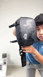 Tas Selempang Kecil Pria Waistbag Pinggang Cowok Casual Premium Cordura Kuat Awet EG 571