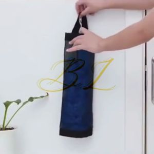 ERICELLY Multipurpose Mesh Plastic Dispenser Trash Bags Holder (Random Color)