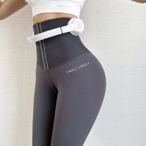 (COD)Legging Sport Pinggang Tinggi (High) / Celana Yoga Gym Aerobic Legging Sport Pinggang Tinggi (High) /Celana Legging Wanita/Legging Gym Fitness Wanita/Legging Korset Wanita(40-90kg/155-175cm)