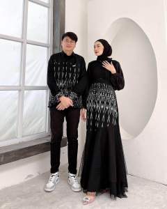 CAMELIA DRESS TENUN -Baju Kondangan Tenun