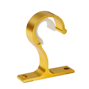 Aluminum Alloy Curtain Rod Holder Ceiling Installation Curtain Rod Holder Bracket Heavy Duty