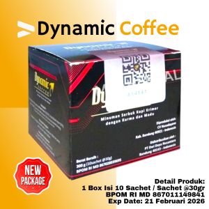 DYNAMIC COFFEE 1 BOX ISI 10 SACHET ORIGINAL KOPI KESEHATAN