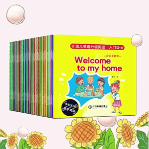 Story Book Set isi 40 Buku Ready Stock English Story Book for Children 40pcs (scan QR code baca cerita)