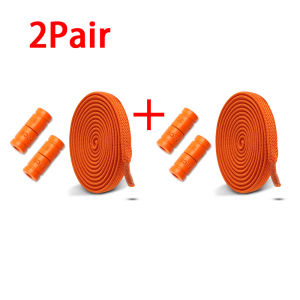Elastic Laces Sneakers No Tie Shoe laces Colorful Capsule Lock Shoelaces Without ties Kids Adult 0.6cm Flat Shoelace 1Pair/2Pair