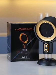 Portable Range Hood Desktop Range Hood with Exhaust Fan Detachable Aluminum Filter Large Oil Collection Cup Portable Kitchen Exhaust Fan for Indoor BBQ Hot Pot