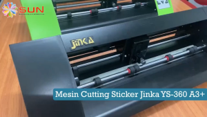 Mesin Cutting Sticker Jinka YS 360 A3+ Support Cutting CorelDraw Auto Contour Cut + Peti Kayu (Sticker Transparant Balon Gift Wisuda Sticker Vinyl Bontax Label Hangtag 3G Opague Transfer Paper Decal Paper )