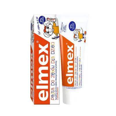 elmex | ยาสีฟันป้องกันฟันผุสำหรับเด็ก 0-6-12 ปี ผสมฟลูออไรด์