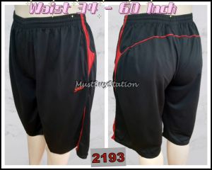MBS Plus Size Waist 34 - 60 Inch Extra Biggest Size Jersey 3/4 Shorts Pant Loose Wide Cutting
