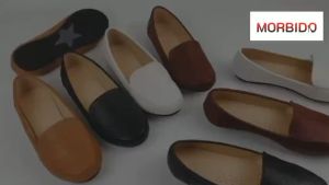 Giày Lười Nữ Da Bò Thật Giày Lười Đế Bằng Morbido M506 FROM TO