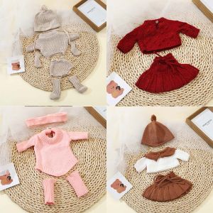 New Doll Clothes Dress Jumpsuit Dress for 34cm 13.39Inch Baby Doll Girl Cute Reborn Doll Clothes Accessories Kids DIY Toys Gifts