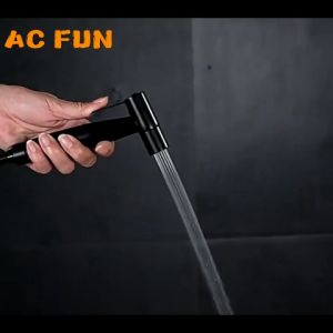 ACFUN Heavy Duty 304 Stainless Bidet Spray Shower Water Toilet Sprayer Flushing Washer Bathroom Pressurized Bidet Set