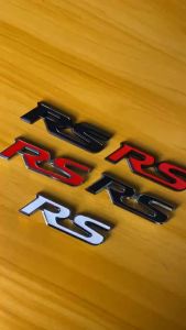Emblem Mobil RS 3D Bahan Metal Kualitas Terbaik