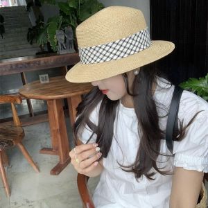 Dopamine Sweet Heart Japanese Style Womens Straw Hat French Versatile Gift Hat Sunscreen Shade Sweet Face Slimming Sun Hat