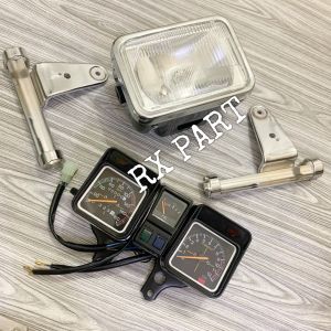 Lampu Depan / Headlamp RX KING COBRA / RX KING LAMA + Kuping Lampu RX KING COBRA / RX KING LAMA + Speedometer RX KING COBRA / RX KING LAMA  Barang sesuai dengan yg ada di foto