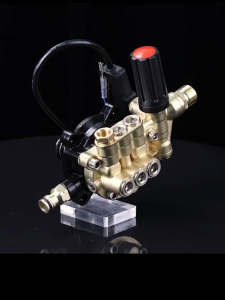 Bộ đầu bơm máy rửa xe mini cao áp có chỉnh áp| Đầu bơm máy rửa xe gia đình kèm rơ le điện