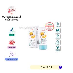 Bambi Baby Face Cream 50ml | Krim Wajah Bayi Kulit Normal - Sensitif | Lotion Pelembab Perawatan Wajah Bayi