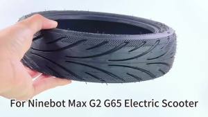 1/2PCS 60/65-6.9 Tubeless Tyre for Segway Ninebot Max G2 G65 E-Scooter Tyre 10 Inch Wear-Resisting Rubber Wheel Tyre Accessories