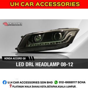 HONDA ACCORD G8 2008-2012 PROJECTOR LED LO BEAM DRL U-CONCEPT STYLE HEADLAMP