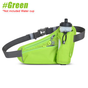 1Pc Running Bag Belt for Men And Women Foldable Water Bottle Holder No Bounce Waist Pouch Fanny Pack for Walkers And Runners