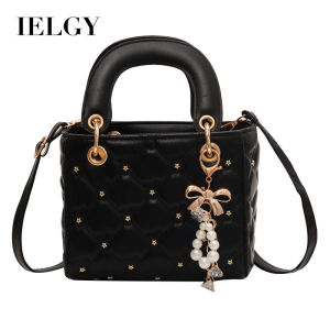IELGY กระเป๋า Diana ผู้หญิงกระเป๋าสะพายไหล่ลำลองแบบพกพาทันสมัยเข้ากับทุกชุด