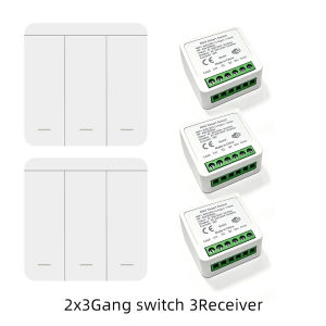 Tuya Smart WiFi Switch For Lighting RF 433MHz Wireless Switch Smart Life APP Voice Control Work With Alexa Google Home Alice