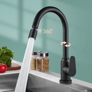 720° Rotating Kitchen Faucets Stainless Steel Sink Faucet Rust-proof Water Saving Anti-Leak Tap Easy Install Water Tap