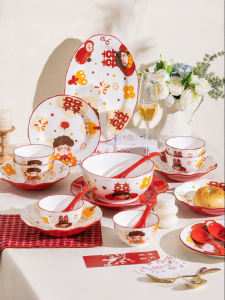 mornenjoy | Luxury and Aesthetic Ceramic Bone China Tableware Set