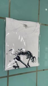 Worn out Bike Mens T-shirts Skeleton bicycle Short Sleeve Creative cycling art Tshirts Fashion Skull Desgin Top streetwear Tees