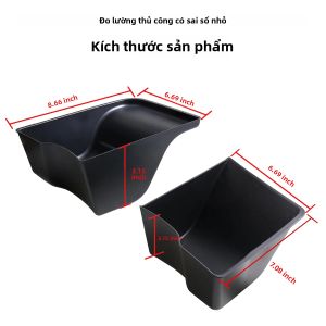 Hộp Đựng Đồ Cốp Sau YOCTM Dành Cho Xe Jeep Wrangler JL JLU Gladiator JT 4xe Sport Rubicon 2024-2026 Màu Đen Chất Liệu ABS Phụ Kiện Nội Thất Xe Hơi Đa Năng