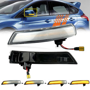 For Ford Focus 2 MK2 MK3 For Mondeo MK4 EU Dynamic Turn Signal Light Side Mirror Indicator Sequential Blinker Lamp