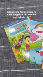 Bộ combo 10 cuốn truyện tranh cổ tích Việt Nam cho bé mẫu giáo - Song ngữ Việt Anh NGẪU NHIÊN