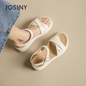 Josiny | Comfortable Leather Summer Sandals Soft Thick Sole
