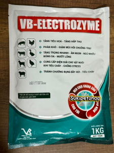VB-ELECTROZYME - 1KG - THỰC PHẨM BỔ SUNG ĐIỆN GIẢI VÀ LỢI KHUẨNHỖ TRỢ TIÊU HÓA CHO GIA SÚCGIA CẦM
